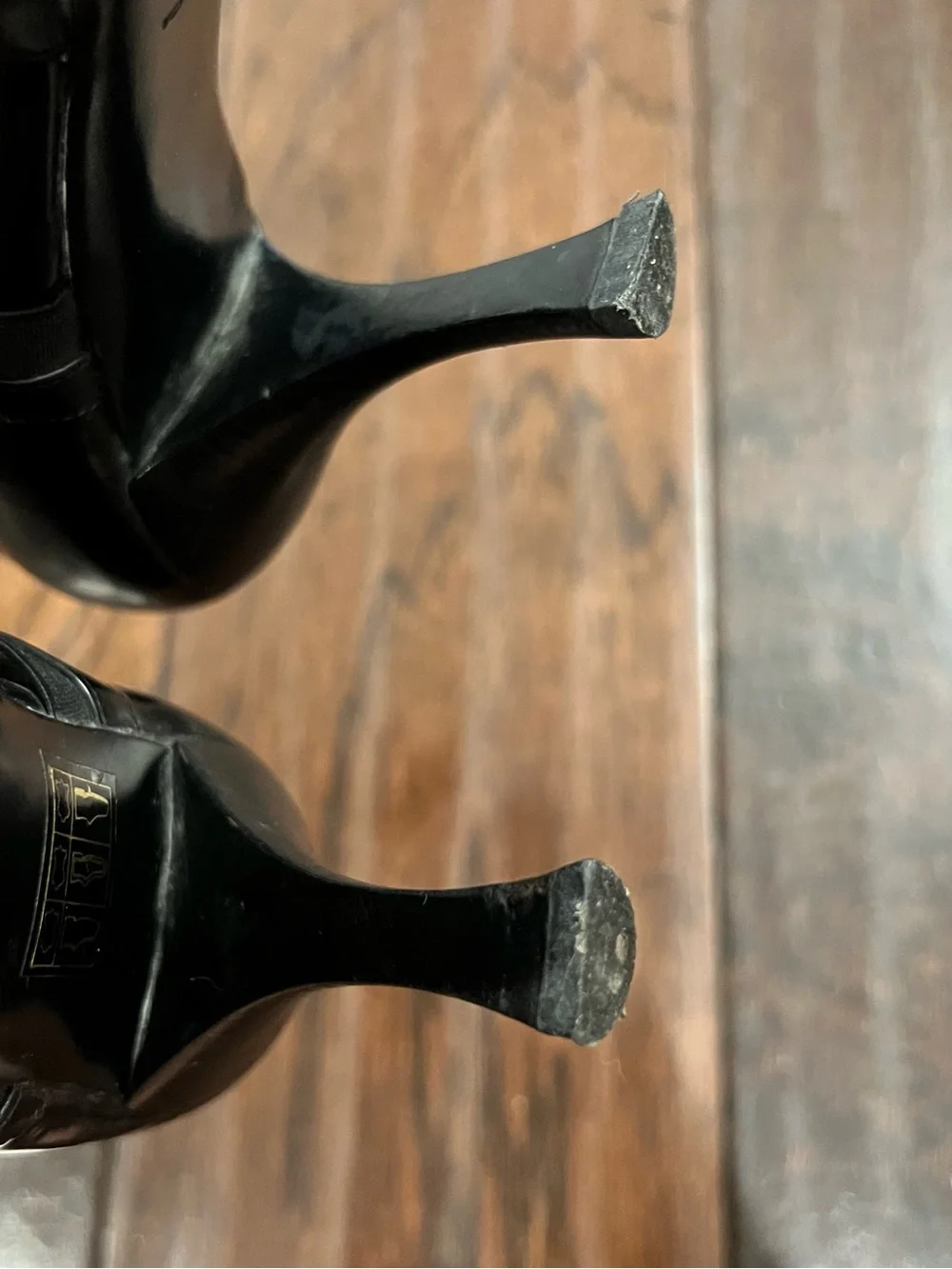 Prada Black Pointed Mary Jane Heels with Ankle Strap